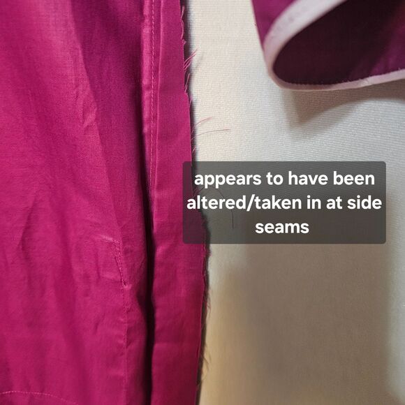 A Collection Asymmetrical Scalloped Neckline Purple Kurta/Dress - Picture 8 of 8